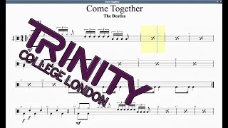 Come Together Trinity Grade 4 Drums [upl. by Yessac20]