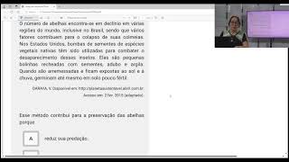 Resolvendo Questões de Vestibular Biologia questão 7 Ecologia [upl. by Damahom]