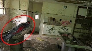 Exploring Haunted Abandoned MORGUE DEAD BODY [upl. by Huoh417]