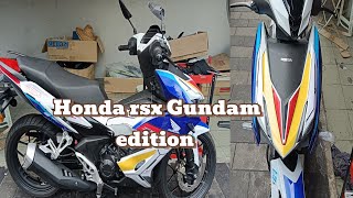 Honda rsx 150 Gundam edition 🤖 [upl. by Grimbald]