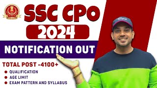 SSC CPO 2024 Notification out 🔥  By Sanjeev Thakur Sir cpo ssccpo [upl. by Yahs]