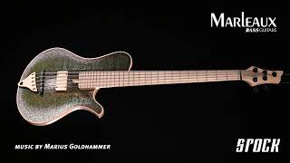 Marleaux BassGuitars  Green “Marleaux Logic Mesh” Spock  Marius Goldhammer [upl. by Nylimaj833]