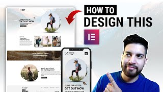 How To Design A Responsive Website On Elementor  Modern Web Design [upl. by Loutitia]