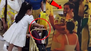 Watch Ziva Dhoni Playing With Mitchell Santner Daughter Like Her Father MS Dhoni  IPL 2023 Final [upl. by Raybin]