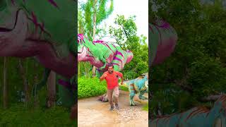 TRex Dinosaur Magic Fight In Jurassic World [upl. by Cleo807]