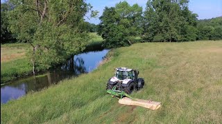 Grasernte 2019 läuft rund  Wiesengras mähen wenden pressen amp wickeln Landwirtschaft ist Teamwork [upl. by Eniloj807]