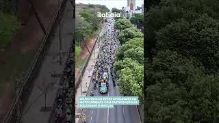 BRUNO ENGLER REÚNE APOIADORES EM MOTOCARREATA COM PARTICIPAÇÃO DE BOLSONARO E NIKOLAS [upl. by Aikemahs47]