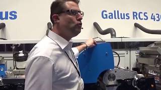 Gallus explains RCS 430 at Labelexpo Europe [upl. by Ennylcaj727]