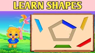 Trace the Shapes and Example  3D Shapes Name  Basic Shapes [upl. by Osyth155]