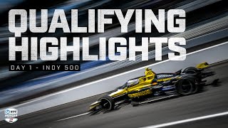 Qualifying Highlights  2024 Indianapolis 500  Day 1  INDYCAR SERIES [upl. by Shipp]