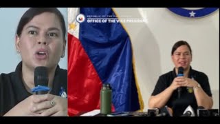 Vice President of the Philippines Current Press Conference Sara Duterte [upl. by Manaker]