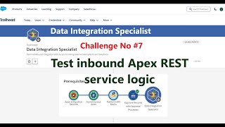 Data Integration Specialist Challenge No 7 Test inbound Apex REST service logic [upl. by Noguchi849]