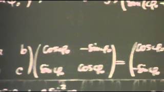 Lec79 Quadratische Formen charakteristisches Polynom 352013 [upl. by Giltzow]