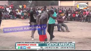 COMBAT DE CATCH CONGOLAIS AVEC POSTOLO LOLA VS MOPAO MBELE [upl. by Aihceyt]