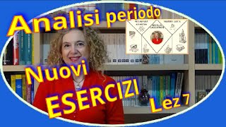 Nuovi ESERCIZI di ANALISI del PERIODO lez7 [upl. by Iturhs]