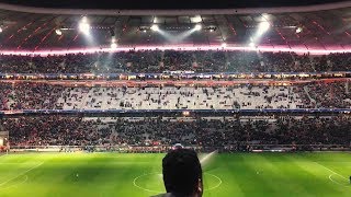 FC BAYERN  Paris SaintGermain Champions League Gruppe B 201718 Stadium Atmosphere [upl. by Gennie151]