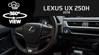 Lexus UX 250h F Sport  2019 interior 360° view [upl. by Anehc]