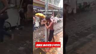 Quase mtou o poste memes viralvideo comedy humor [upl. by Adigun]