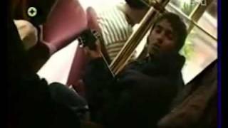 Unauthorized footage of Liam Gallagher playing guitar amp singing [upl. by Rodmann]