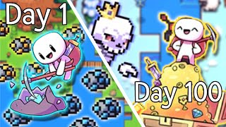 I Survived 100 Days in Forager [upl. by Brittaney718]