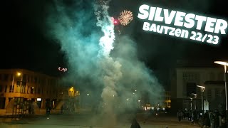 SILVESTER BAUTZEN 🎆🧨 20222023 Innenstadt auf der Platte [upl. by Emersen322]