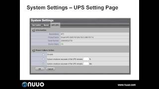 NUUO NVRmini 2 System System Info Firmware Upgrade [upl. by Eirrahs]