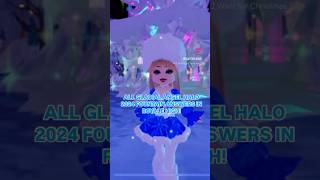 GLACIAL ANGEL HALO 👼 All Fountain Answers royalehigh royalehighroblox [upl. by Crisey]