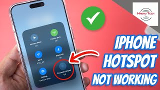 iPhone Hotspot Option Not Showing Fix 2024 ✅  iPhone Hotspot Greyed Out Fix 2024 ✅ [upl. by Katz]