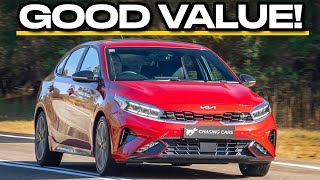 Sharp Pricing But It’s Pretty Stiff Kia Cerato GT 2023 Review [upl. by Inaluahek]