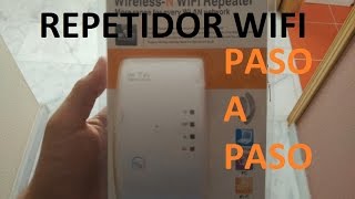 Configurar Repetidor Wifi PASO A PASO desde CERO [upl. by Chilt369]