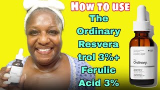 Review of The Ordinary Resveratrol 3  Ferulic Acid [upl. by Maurise]