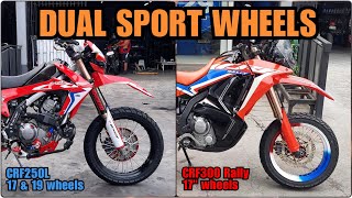 SUPERMOTO vs ADV WHEELS  Which setup works for you  Not just for CRFs [upl. by Foulk]