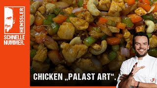 Schnelles Chicken „chinesische Palast Art“ Rezept von Steffen Henssler [upl. by Almire698]