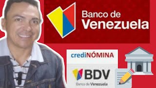 De esta forma se puede SOLICITAR el CREDINOMINA BANCO DE VENEZUELA ⭐🏛️✅🤑 [upl. by Nanine]