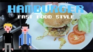 Hamburger fast food style  Zelf koken voor minder dan 5€  BudgetFoodNL [upl. by Jess]