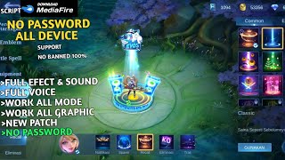 NEW Script Recall EVOS ID No Password  Effect amp Voice  New Patch Mobile Legends [upl. by Zoba]