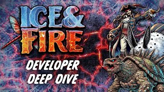 ICE AND FIRE DEVELOPER DEEP DIVE👀  Cards the Universe and Everything CUE [upl. by Ylram]