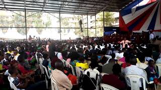 KURASINI SDA CHOIR  NITAPIGA TARUMBETALive performance Mathare North MAKAMBI 2019 [upl. by Acirred]