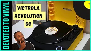 Victrola Revolution GO review  A Rechargeable Record Player [upl. by Ginevra952]