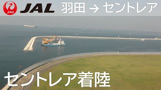 【セントレア着陸】日本航空201便、羽田空港→中部国際空港 Final approach to Centrair [upl. by Ynaffik971]