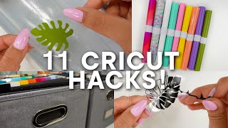 11 CRICUT HACKS UNDER 10 MINUTES 🔥 [upl. by Piero]