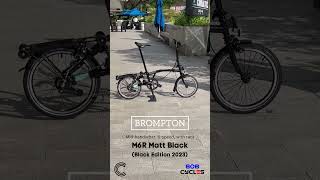 Brompton CLine Explore MidHandlebar With Rack M6R Matt Black [upl. by Heshum371]