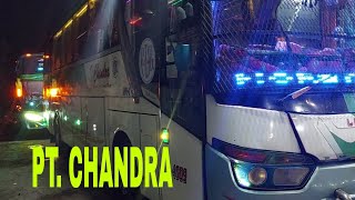 Bus Chandra 4009 dan 5109 trip Penutup Malam Takbiran [upl. by Newra81]