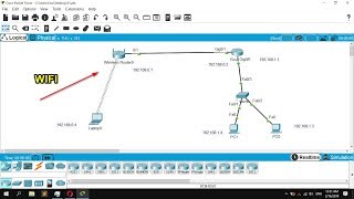 How to Configure Cisco WiFi Router in Cisco Packet Tracer [upl. by Nalloh]