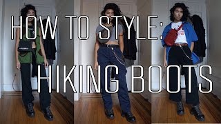 How To Style Hiking Boots  Sharena Chindavong [upl. by Audras]