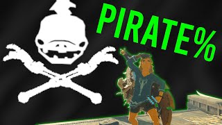 Zelda but Links a Pirate Speedrun  TotK Challenge [upl. by Ennywg]