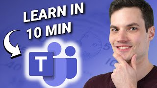 🏫 Microsoft Teams Tutorial in 10 min [upl. by Merchant]