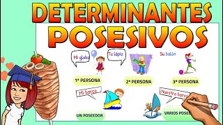 📚DETERMINANTES POSESIVOS📌 Video educativo [upl. by Magas745]