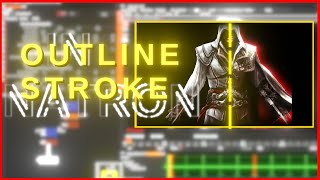 Outline Stroke in Natron  Tutorial [upl. by Anillehs]