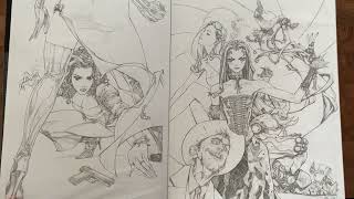 Looking at some covers I did in the past Kenneth Rocafort  Comic Book Artist [upl. by Minni]